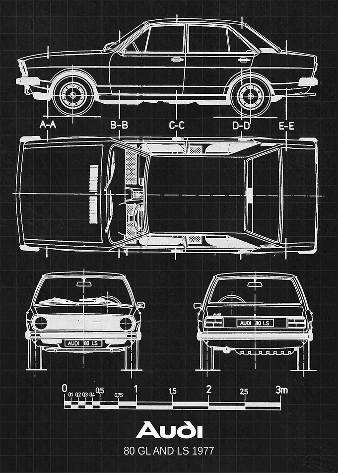 Audi 80 GL and LS 1977