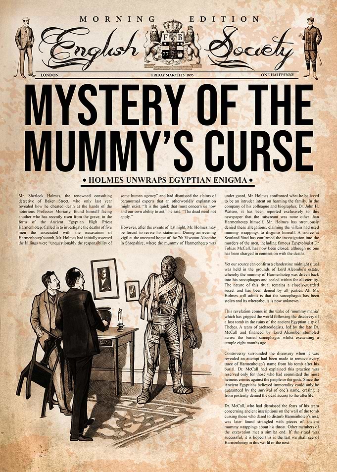 Holmes Unwraps Mummy Curse