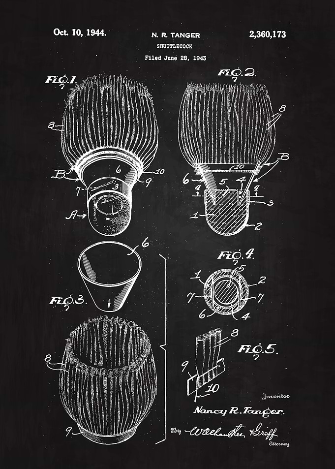 1944 Shuttlecock Patent