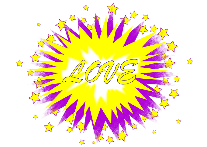 Comic Love Balloon