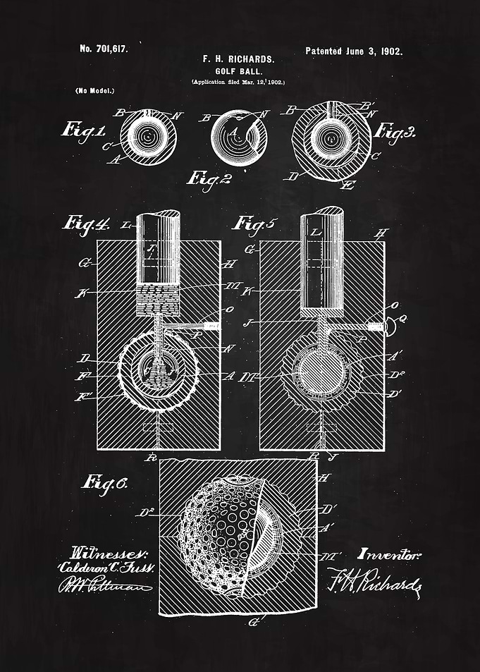 1902 Golf Ball Patent