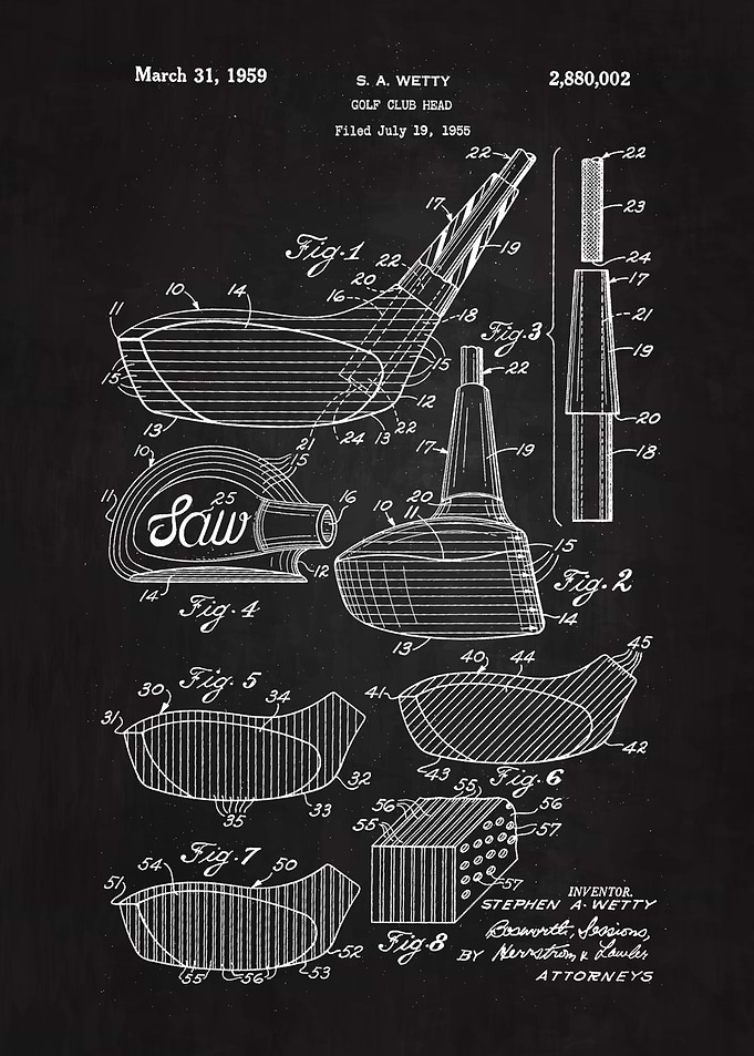 1959 Golf Club Head Patent