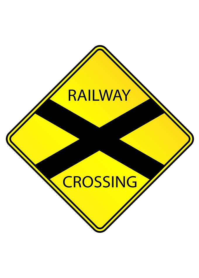 Railway Crossing Sign