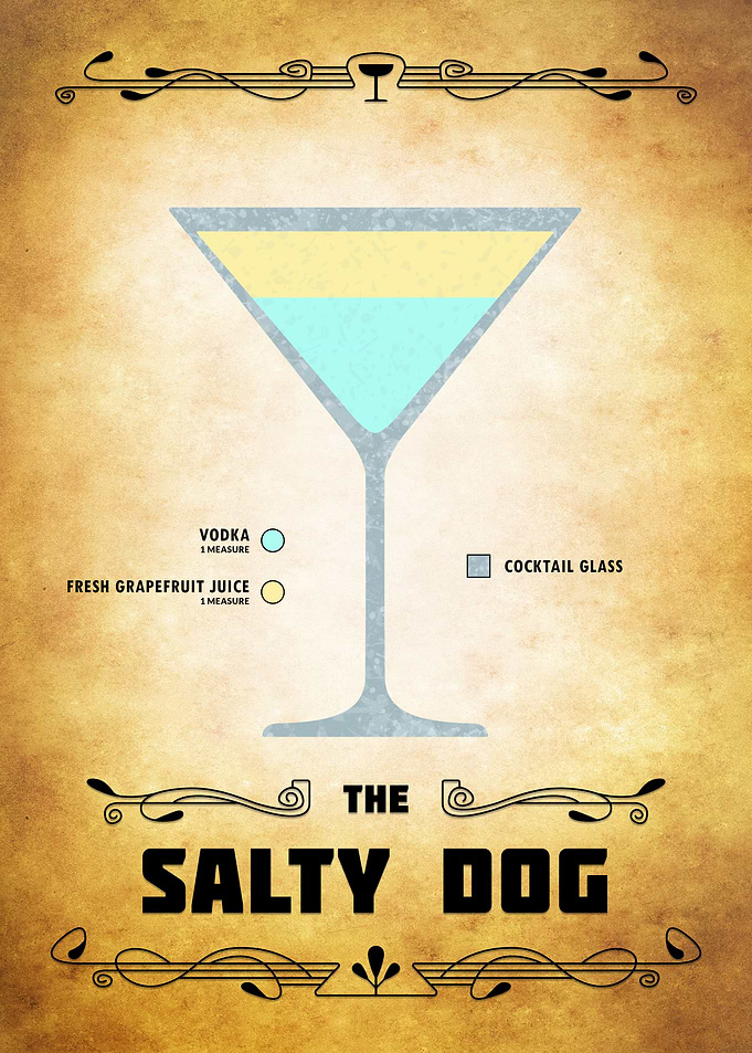 Salty Dog Cocktail
