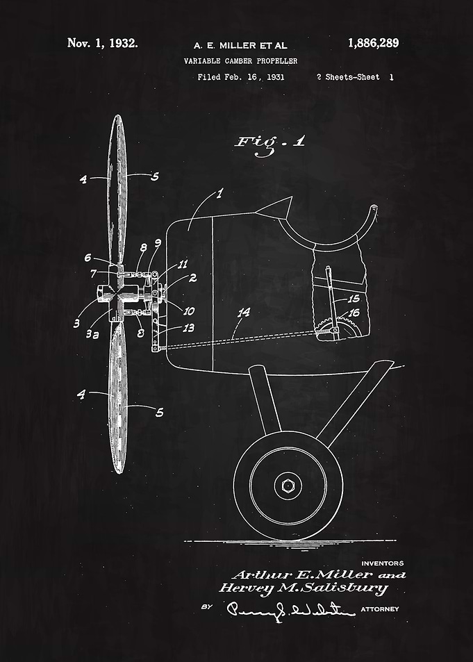 1932 Camber Propeller Art