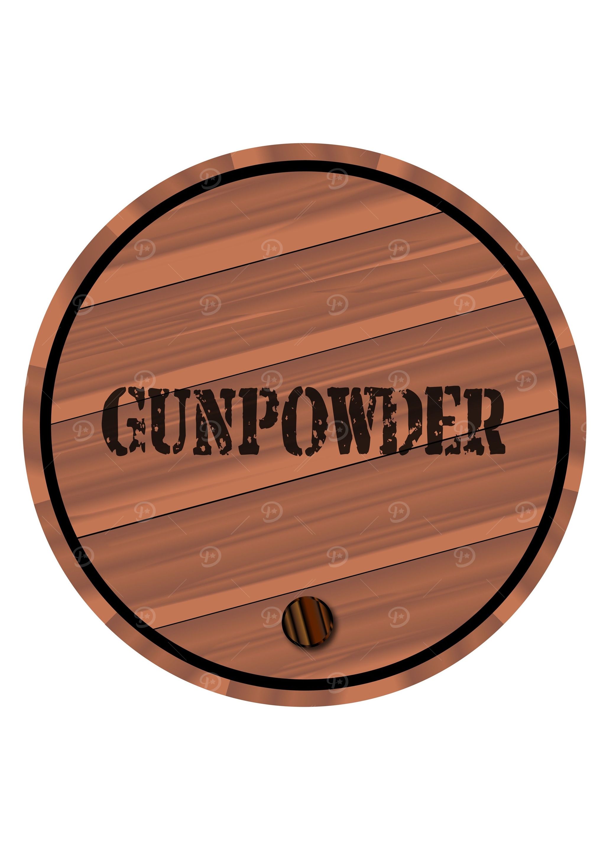 Isolated Gunpowder Keg