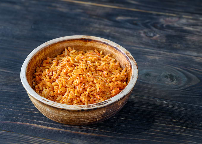 Bowl of Mexican rice