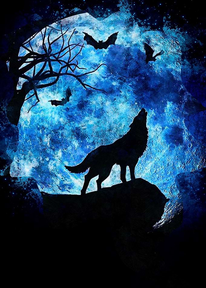 wolf smile