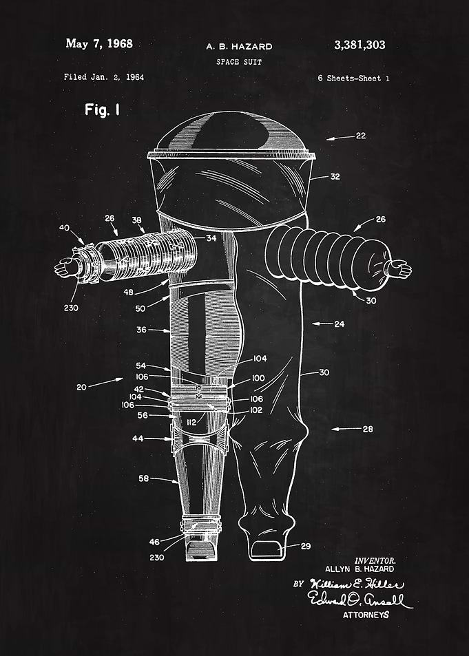 1968 SpaceSuit Patent