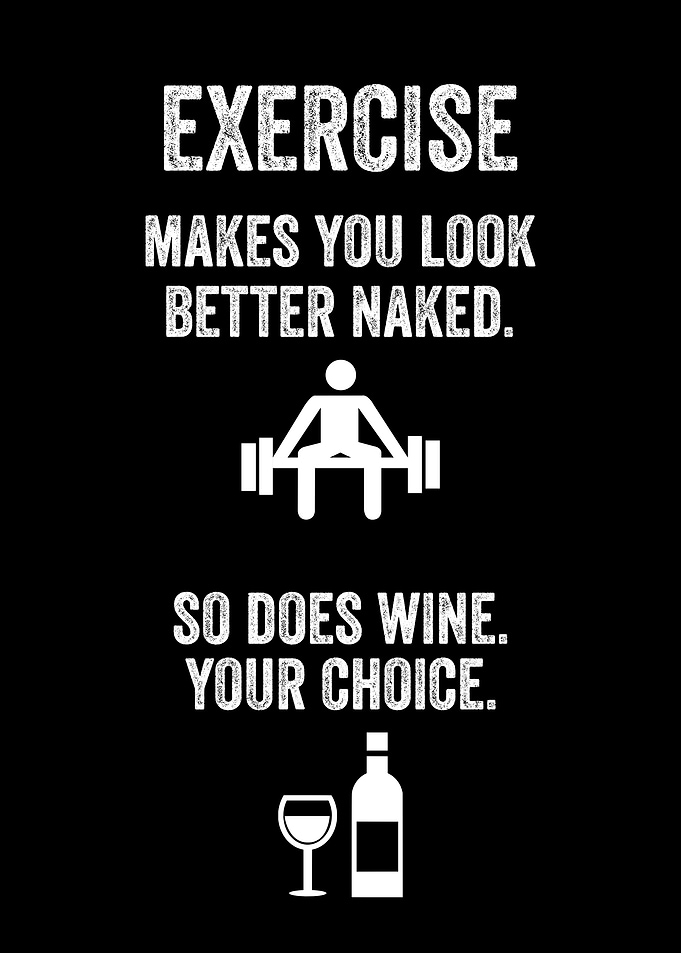EXERCISE Funny WINE