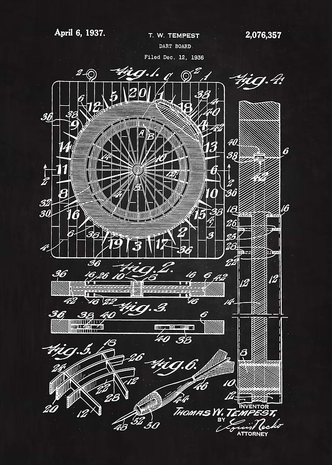 1937 Dartboard
