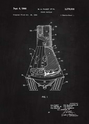 1966 Space Capsule Patent