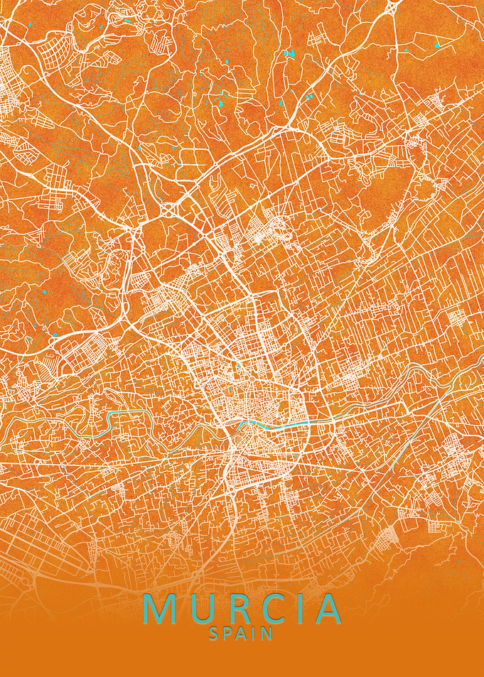 Murcia Spain City Map