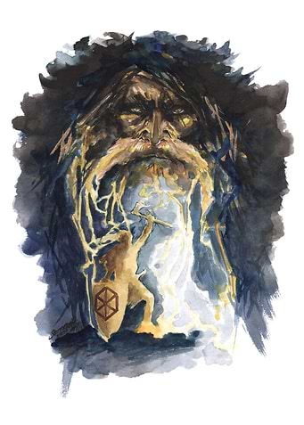 Perun warrior painting