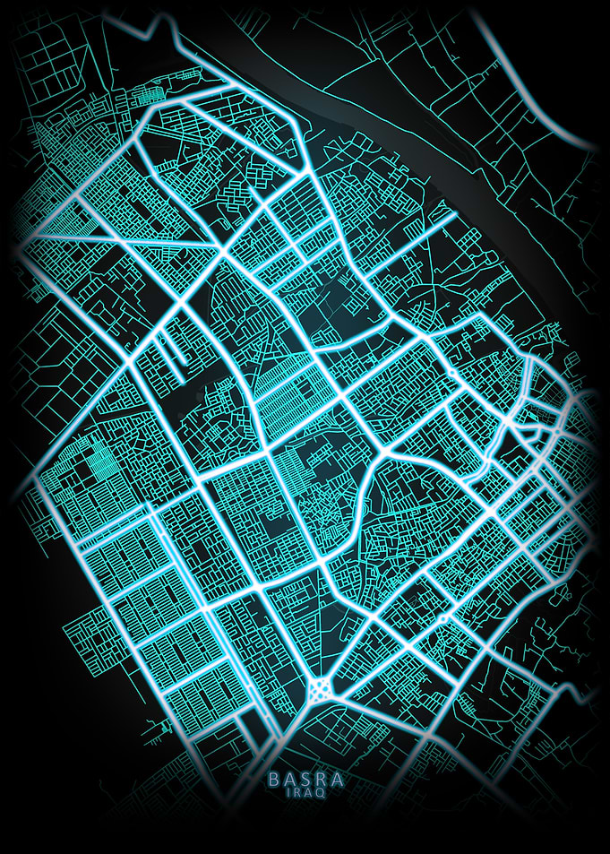 Basra Iraq City Map