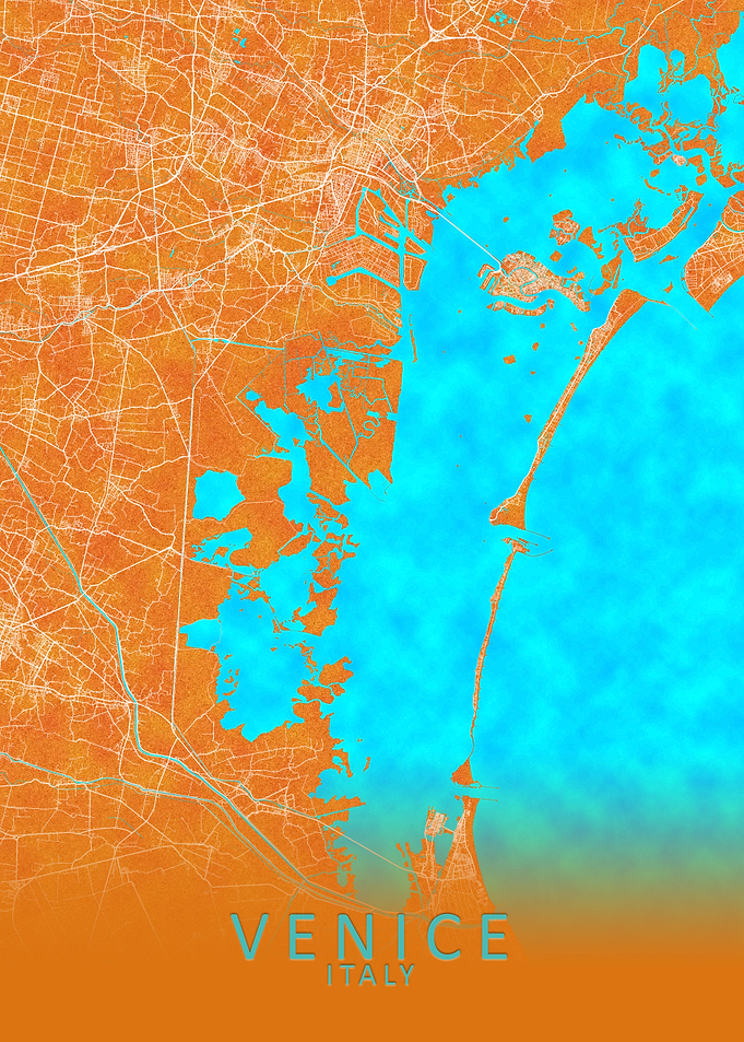 Venice Italy City Map