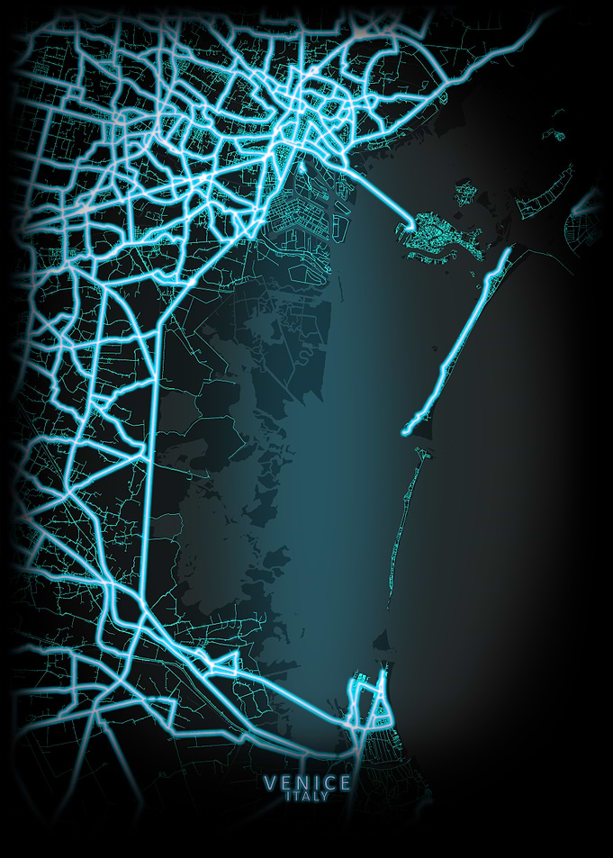 Venice Italy City Map