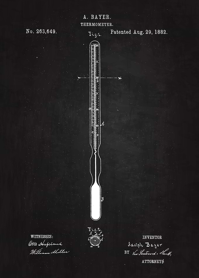 1882 Thermometer Patent