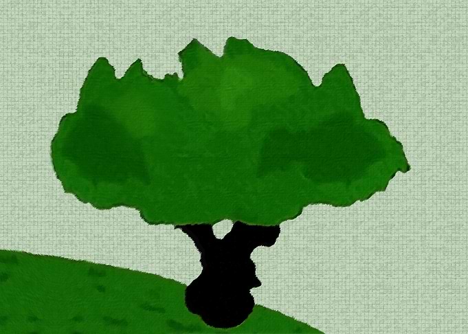 Green Abstract Tree