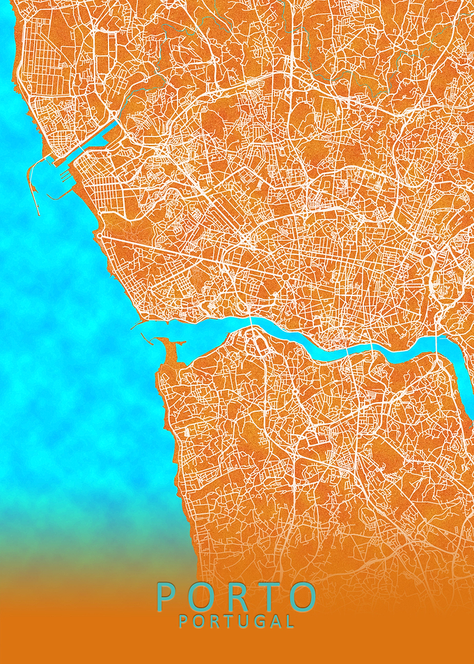 Porto Portugal City Map