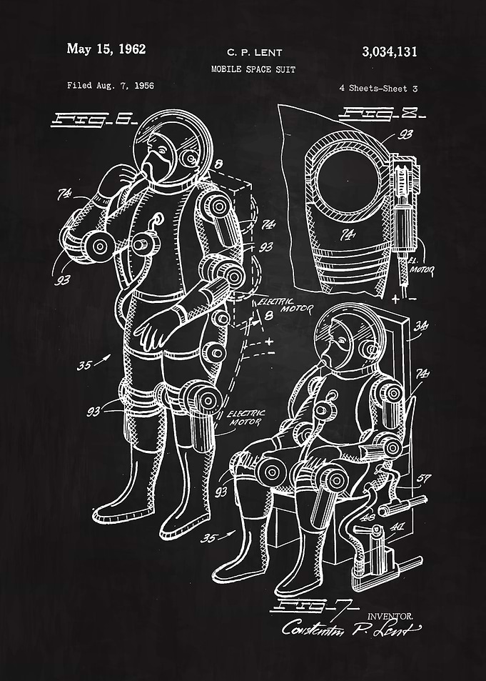 1962 Space Suit Patent