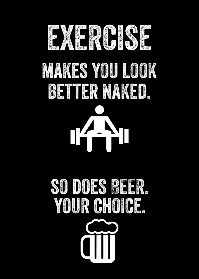 EXERCISE Funny BEER