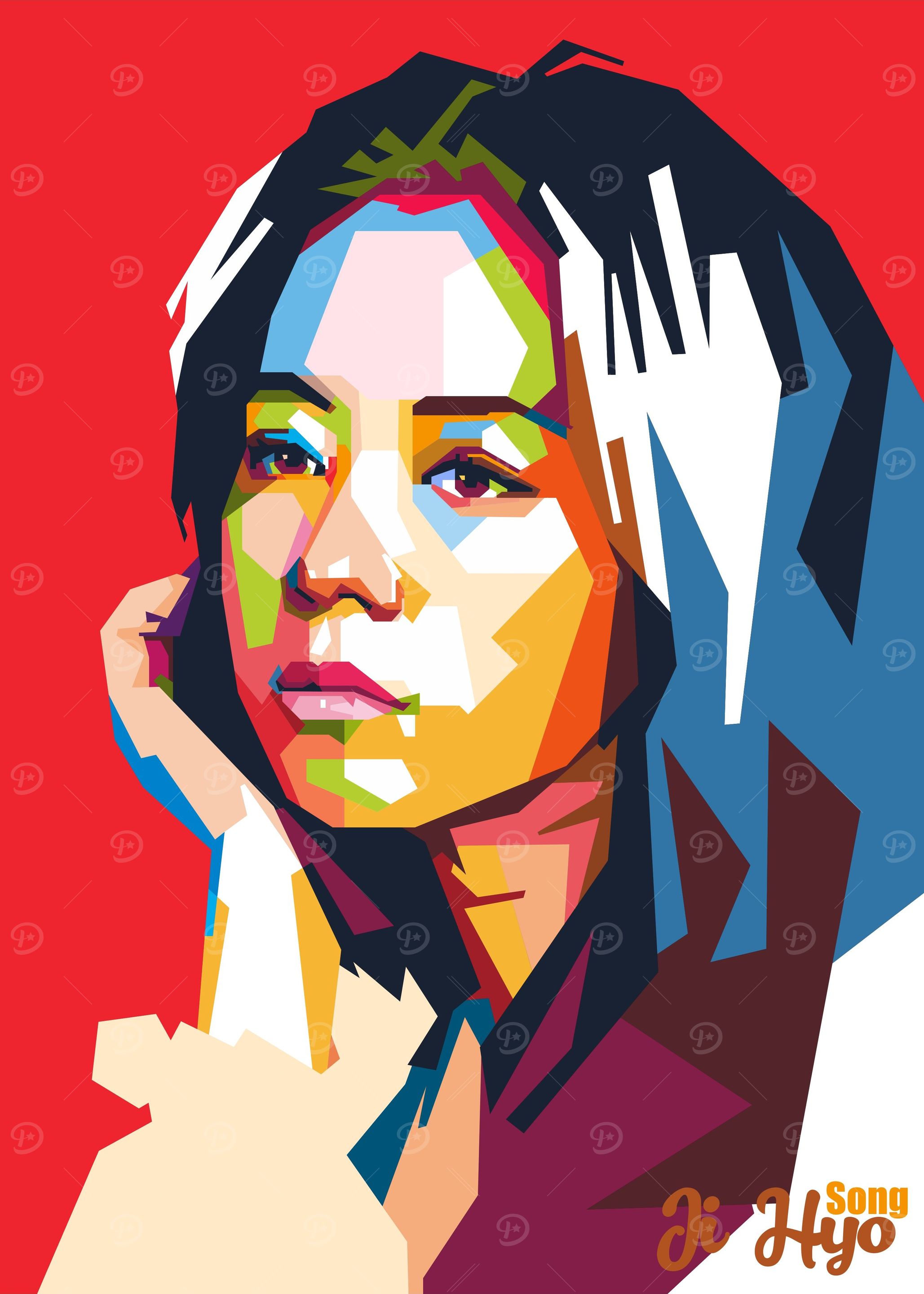 Song Ji Hyo popart