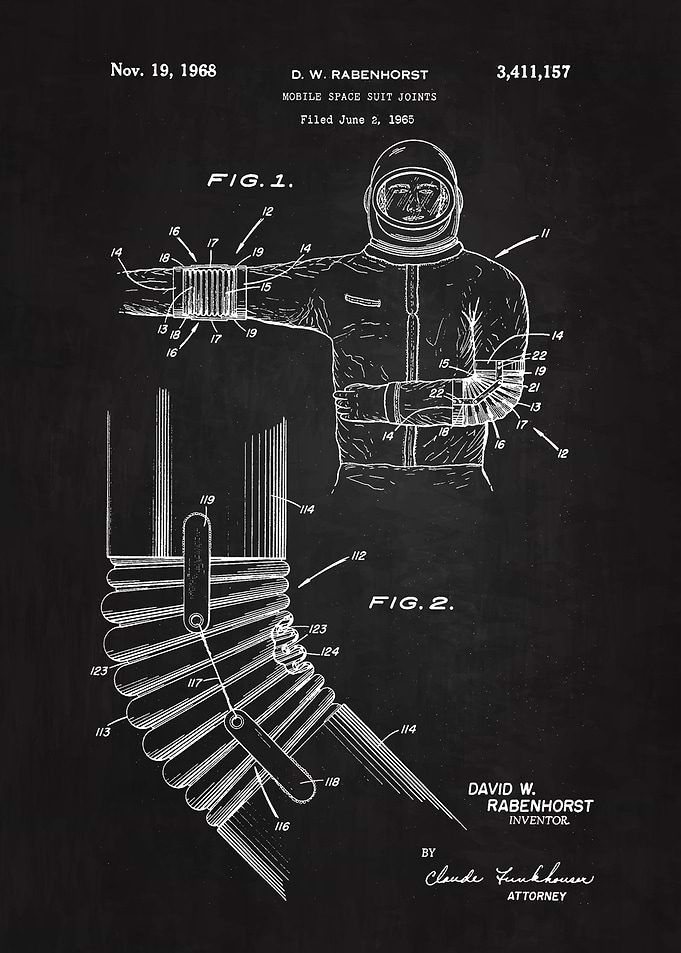 1968 Space Suit Patent