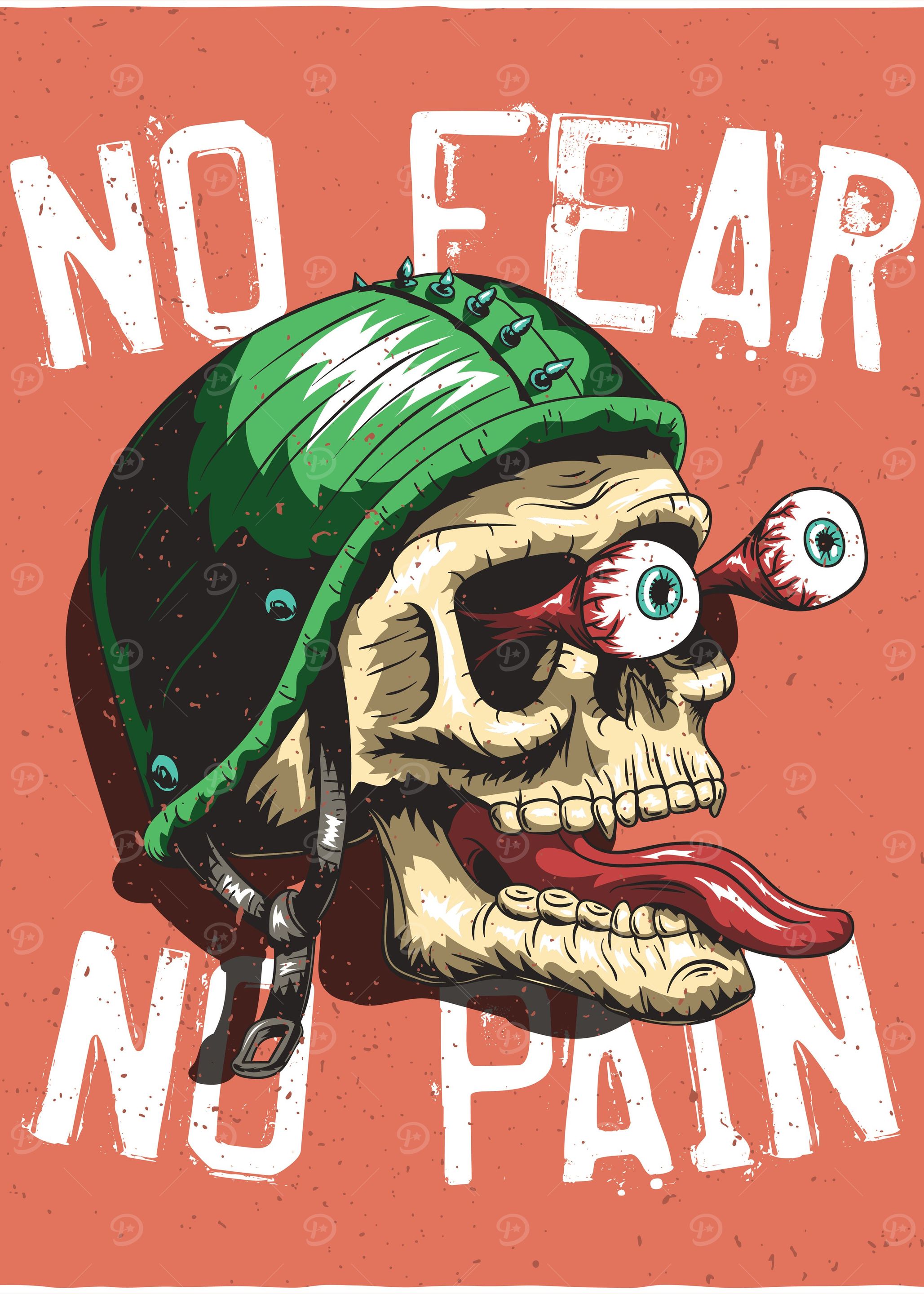 Biker Skull 07