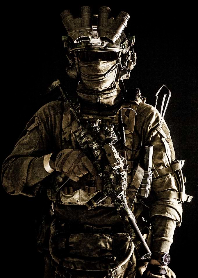 Army elite soldier