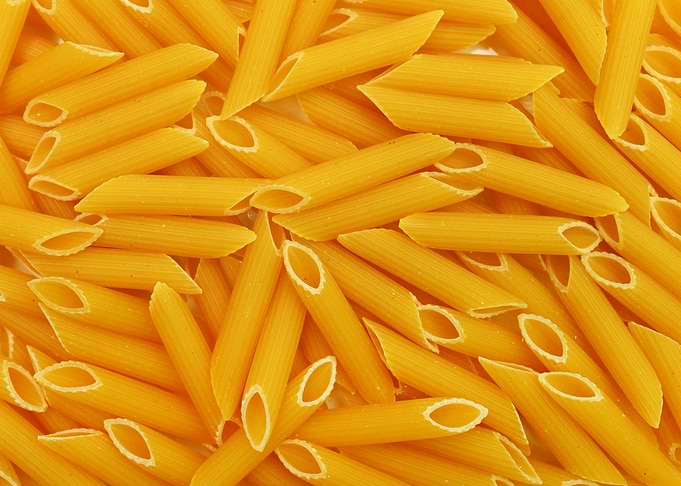 Penne pasta texture