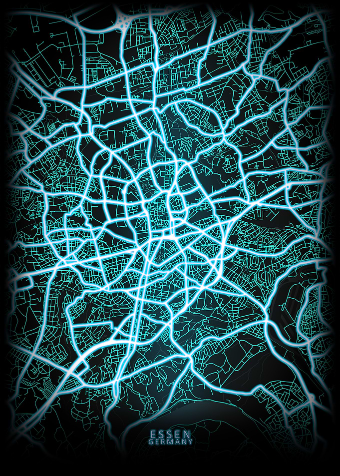 Erfurt Germany City Map