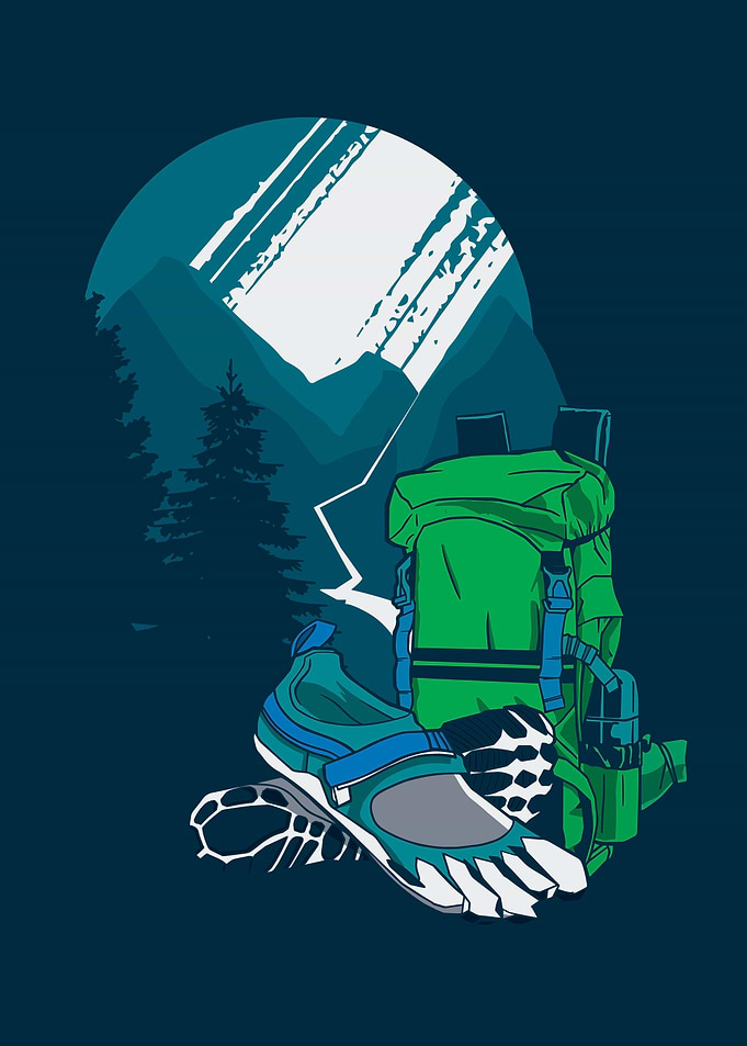 Hiking landscape