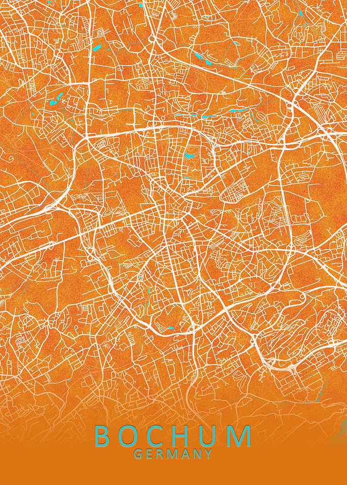 Bochum Germany City Map