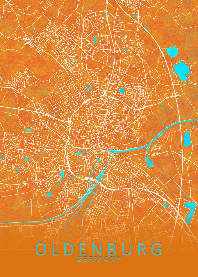 Oldenburg Germany City Map