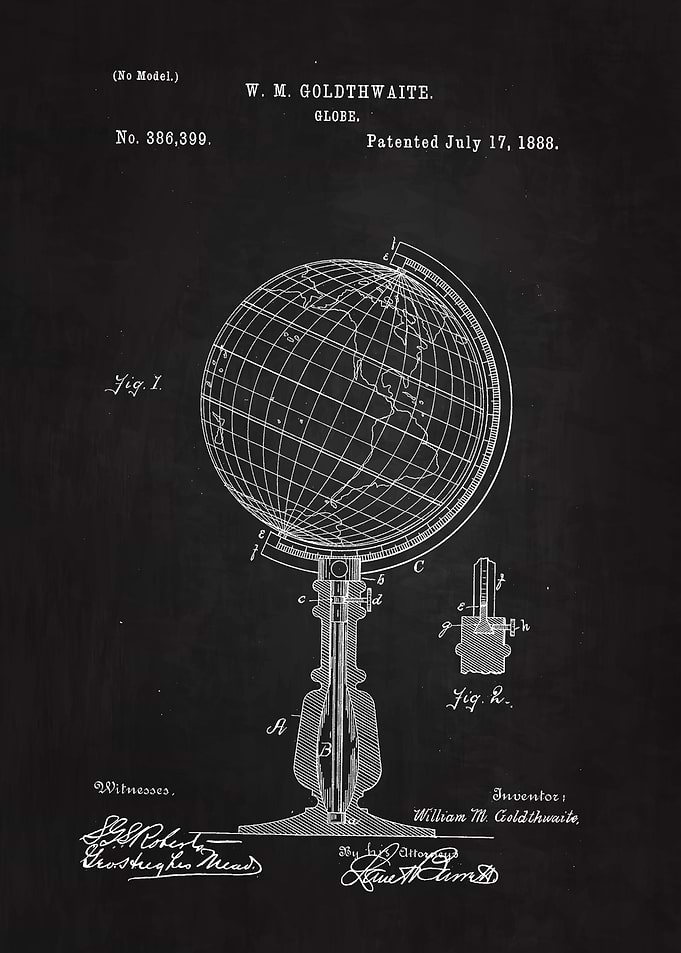 1888 Globe Patent