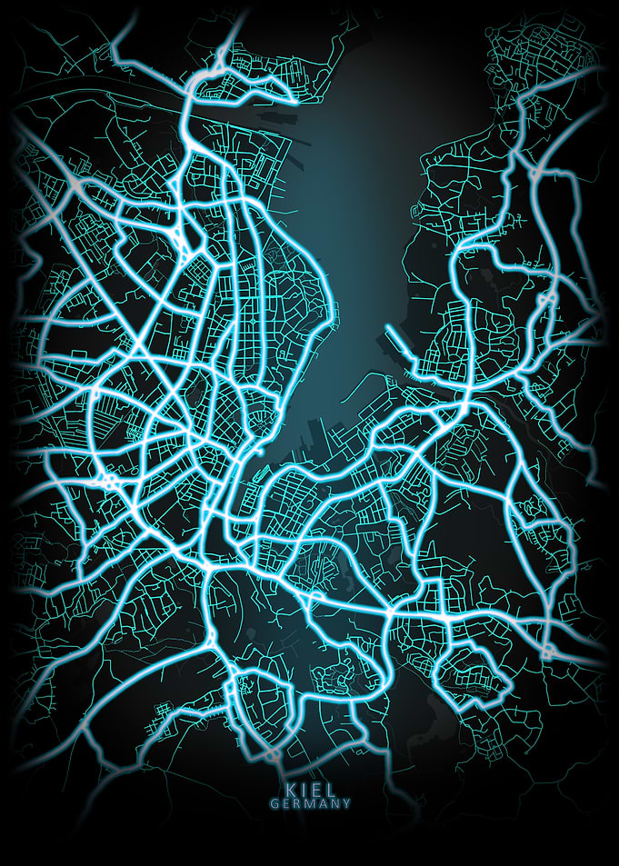 Kiel Germany City Map