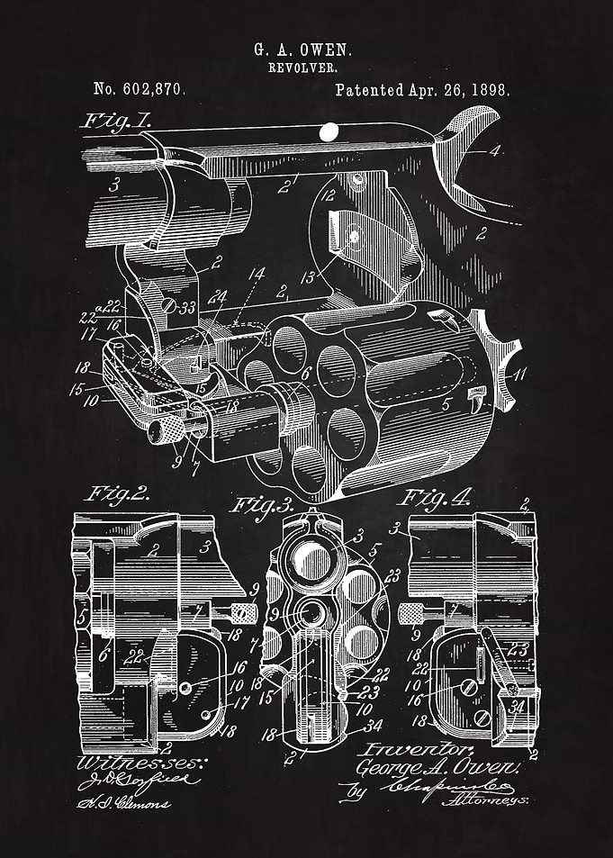 1898 Revolver Patent