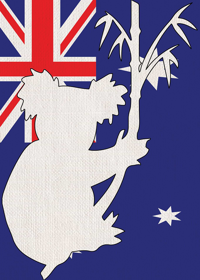pray for australia koala