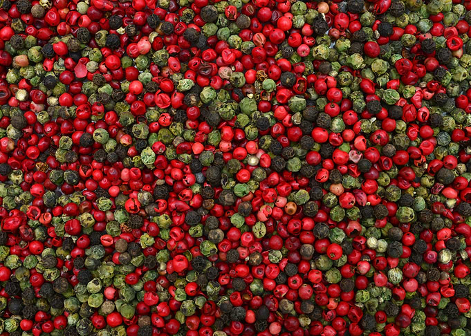 pepper mix texture