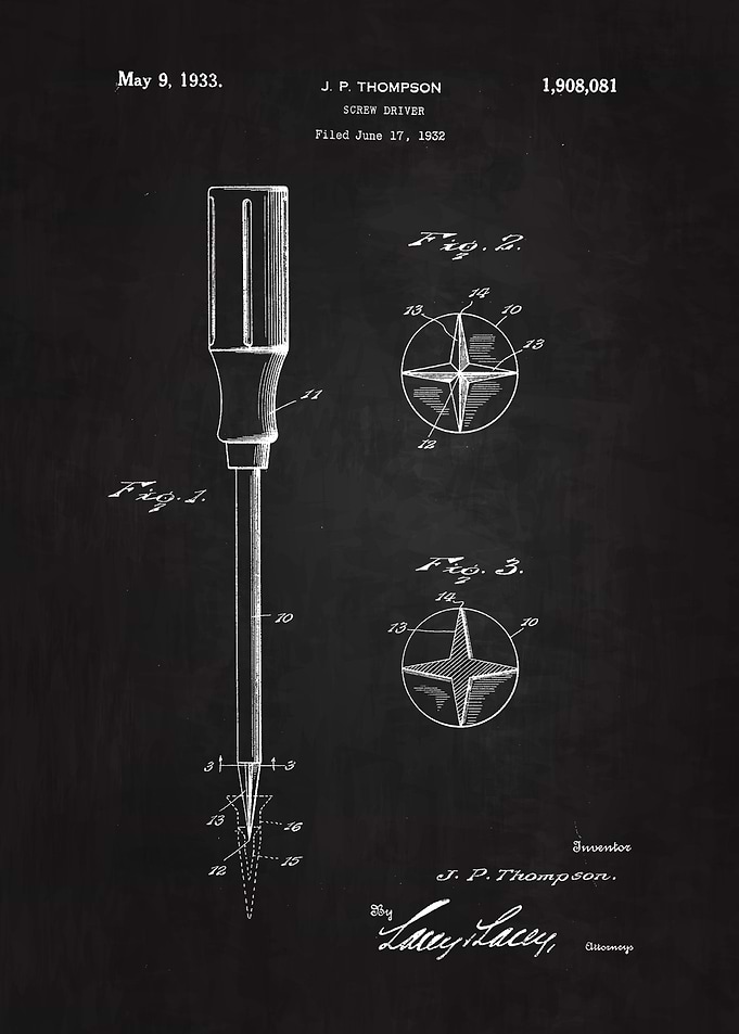 1963 Screwdriver Patent