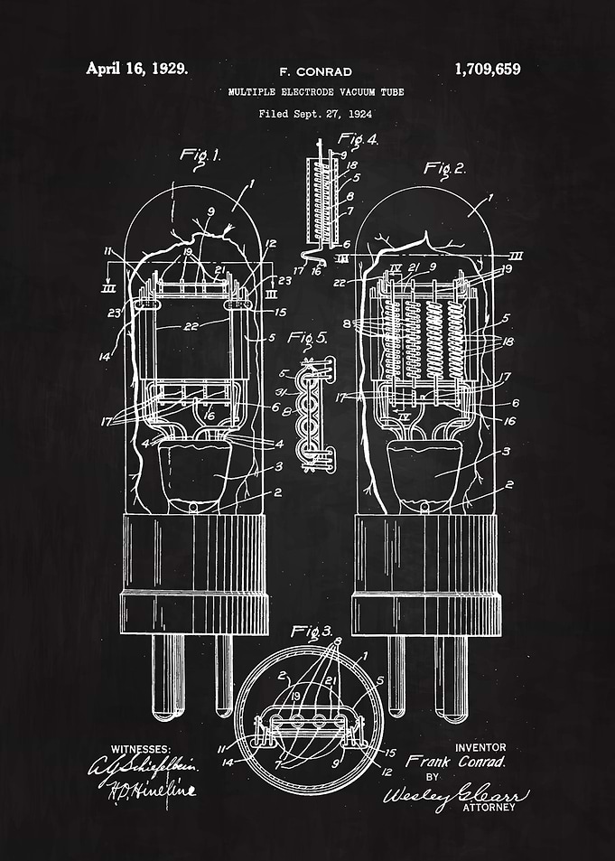 1929 Vaccum Tube Patent