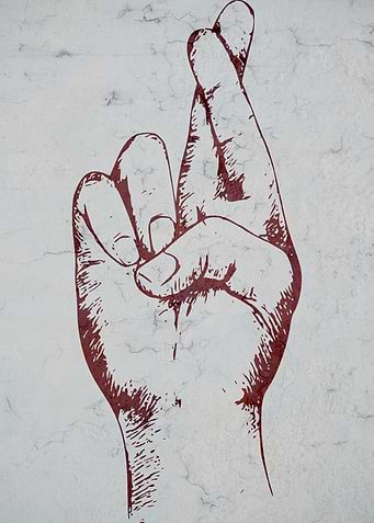 Crossed Fingers Concrete