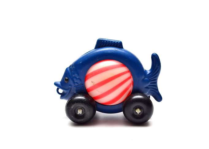 blue fish toy