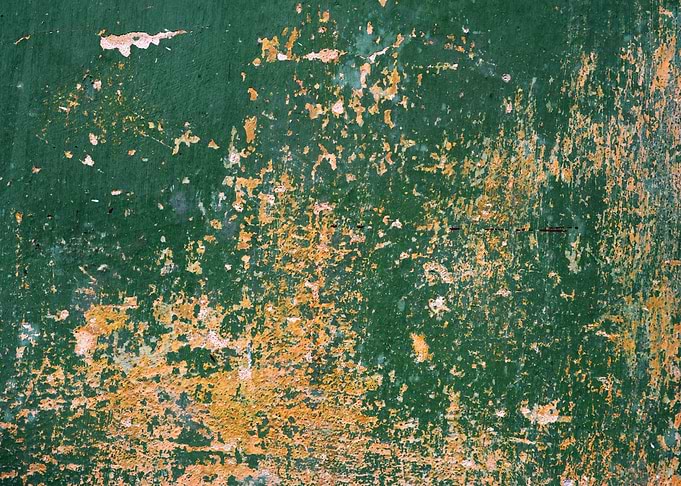 grunge green wall