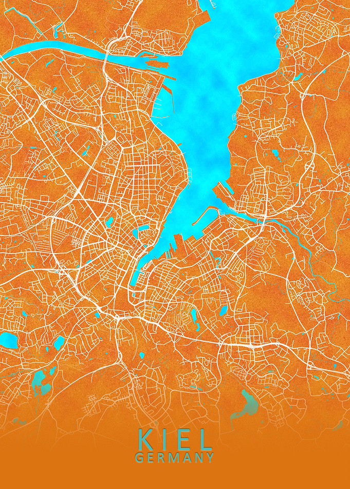 Kiel Germany City Map