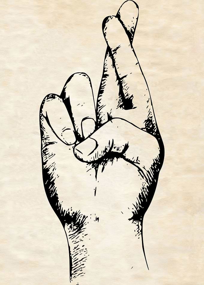 Crossed Fingers Vintage