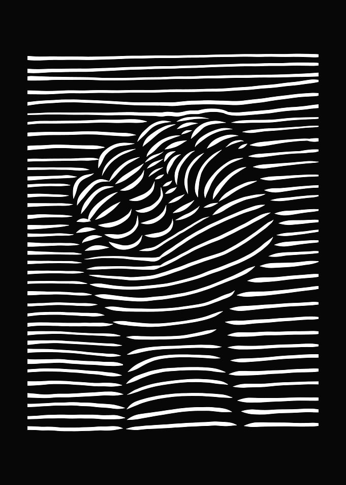 3d effect raised fist
