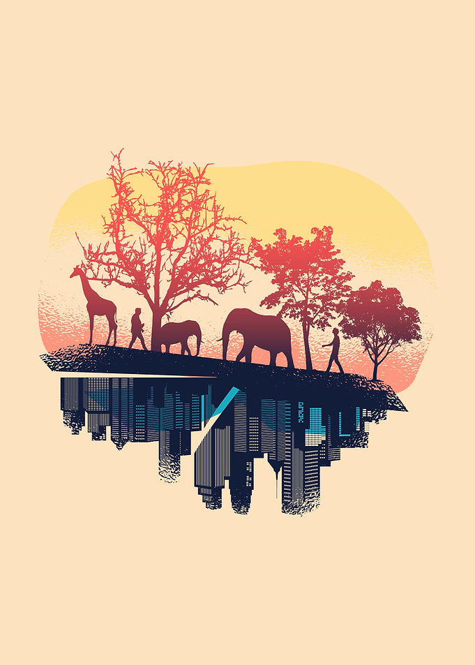 Nature and city