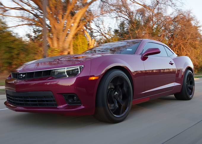 Camaro in motion